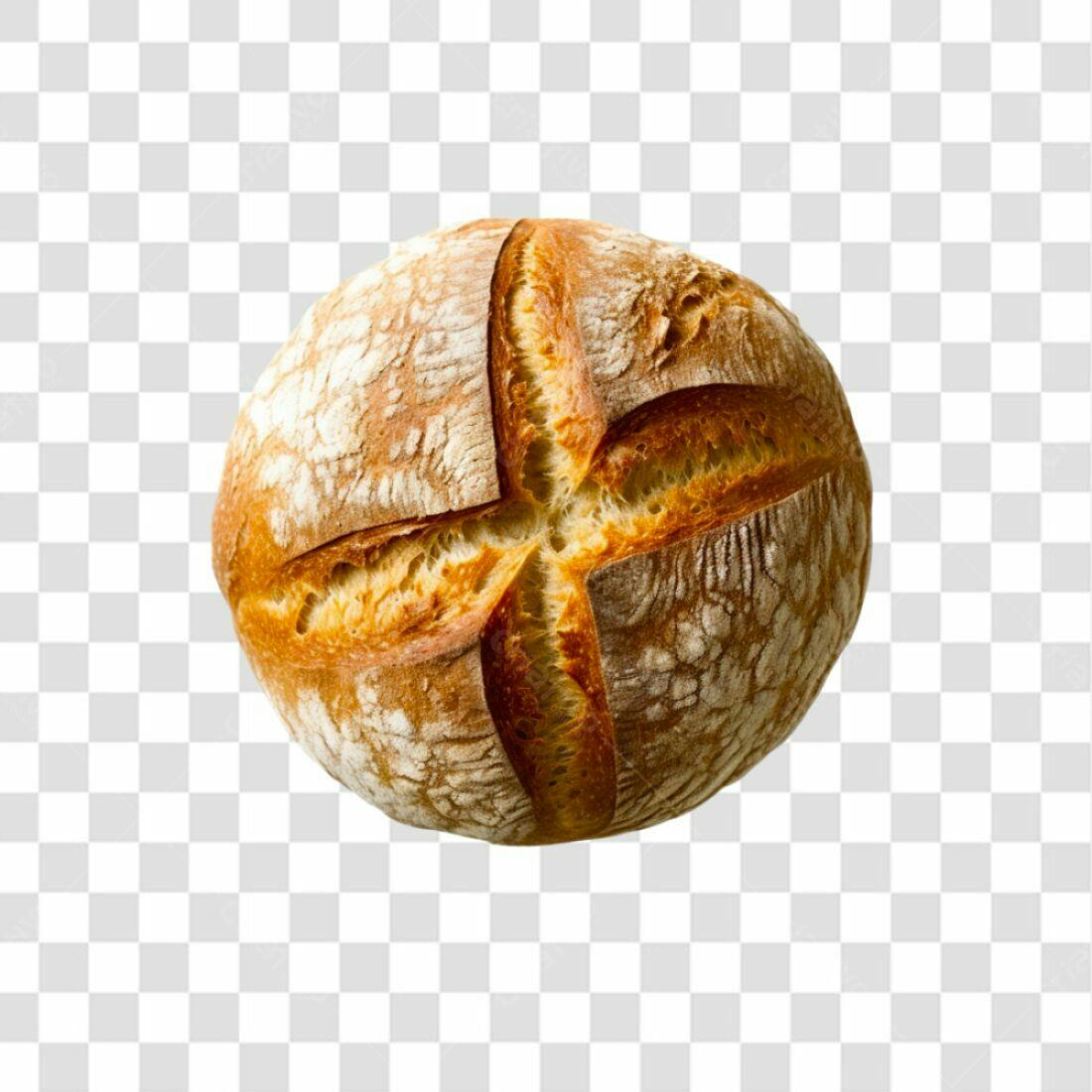 Imagem Pão Artesanal PNG com fundo transparente