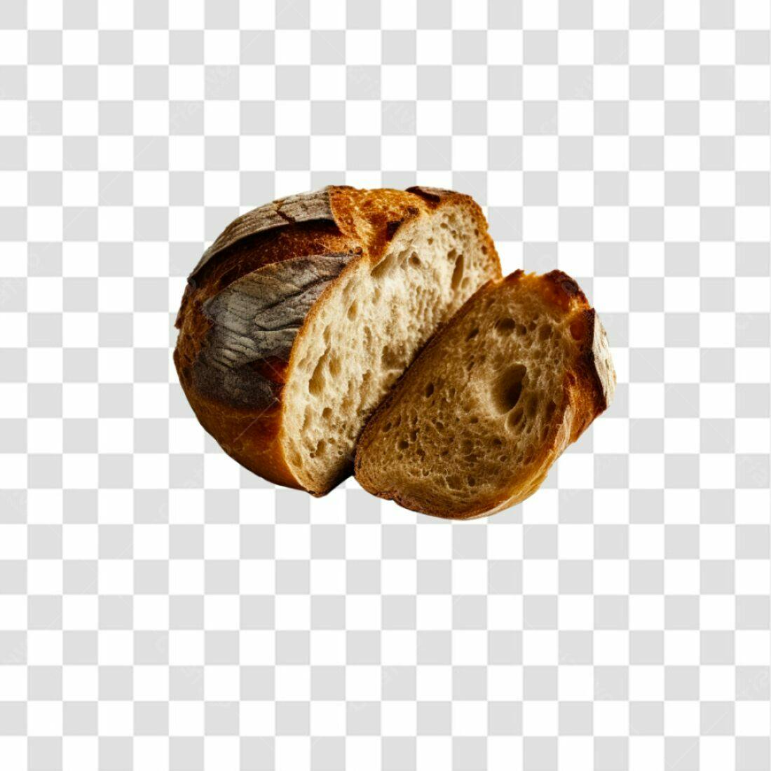 Imagem Pão Artesanal PNG com fundo transparente