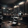 Salão de barbearia background para composição 06