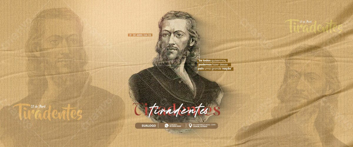 Banner Dia de Tiradentes PSD Editável