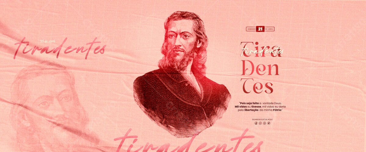 Flyer Dia de Tiradentes PSD Editável
