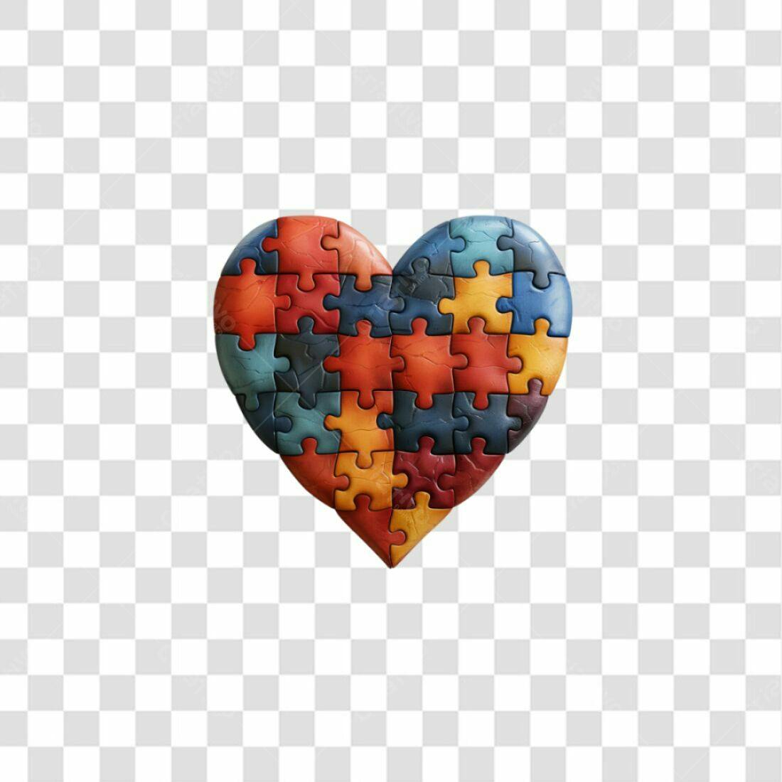 Icone Dia dos Namorados Puzzle PNG com fundo transparente