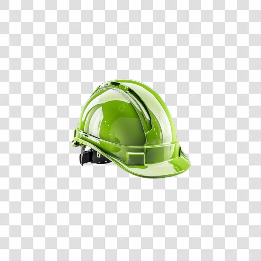 Icone de capacete verde PNG com fundo transparente