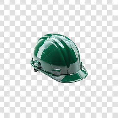 Capacete verde png