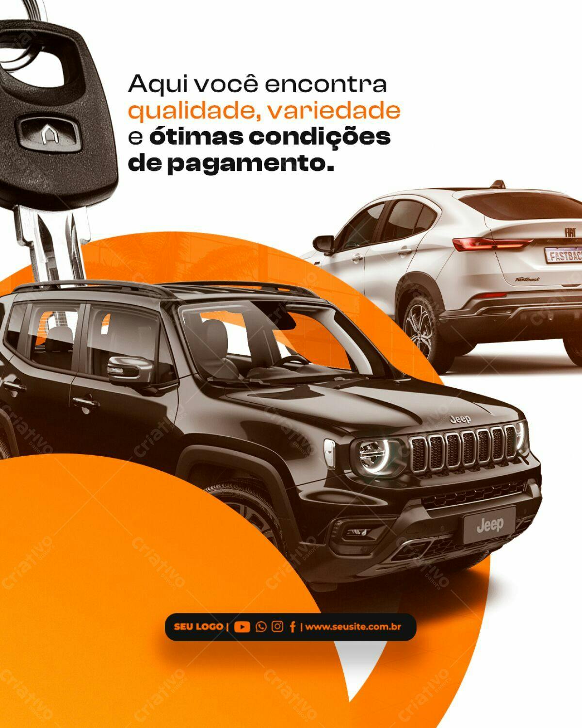 Flyer para Concessionária de Carros PSD Editável
