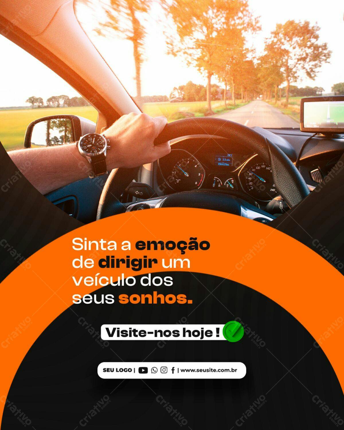 Postagem Instagram Carro PSD Editável
