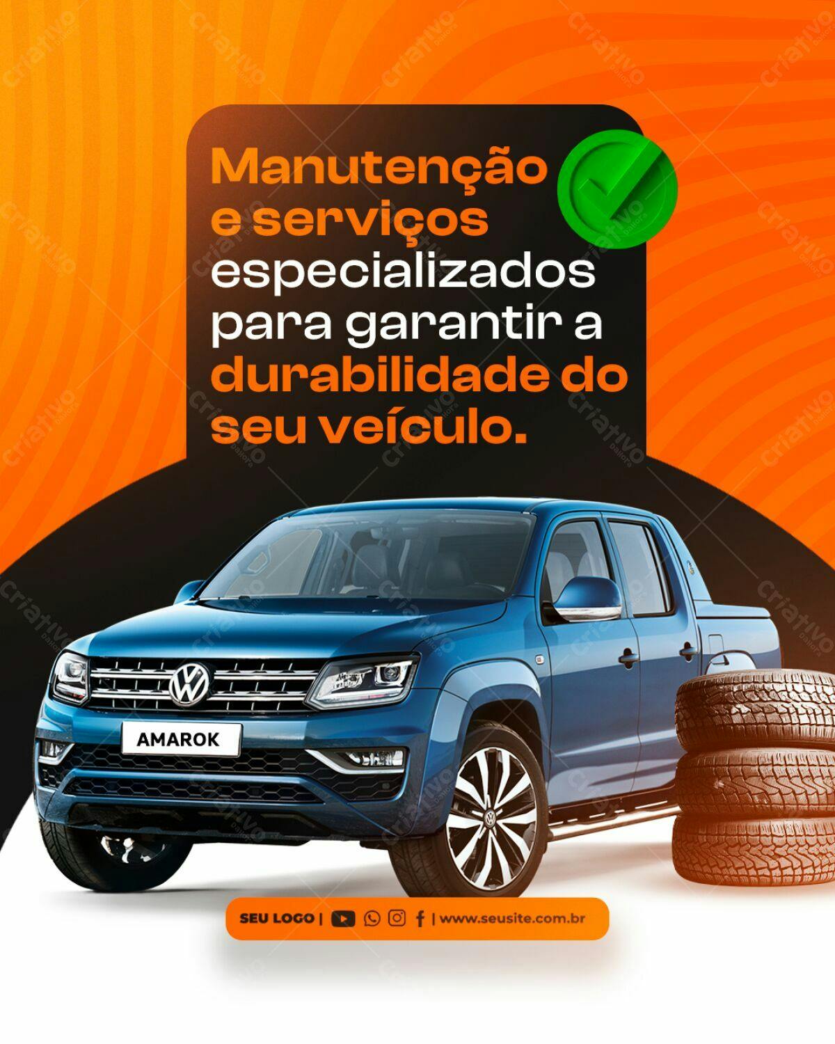 Postagem para Mecânica PSD Editável