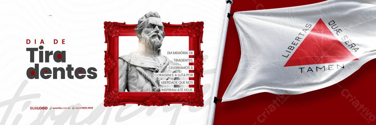 Banner Dia de Tiradentes PSD Editável