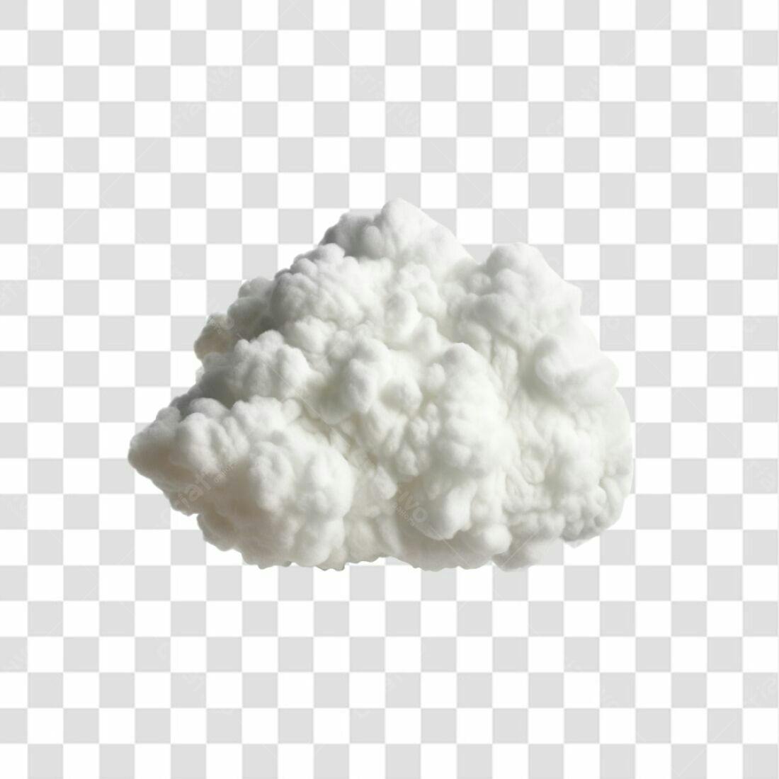 Icone Nuvem Branca PNG com fundo transparente