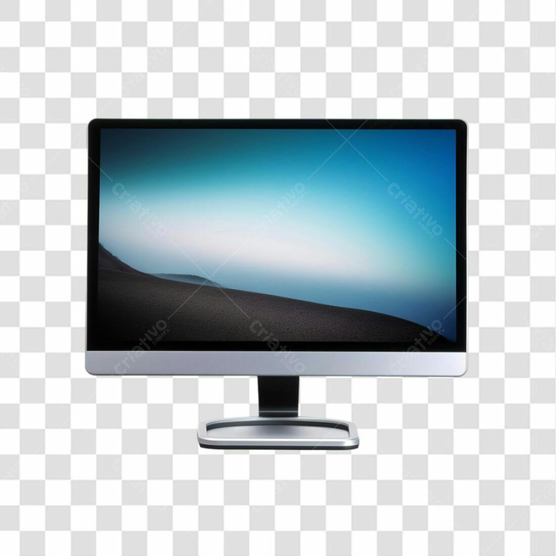 Icone Monitor Computador PNG com fundo transparente