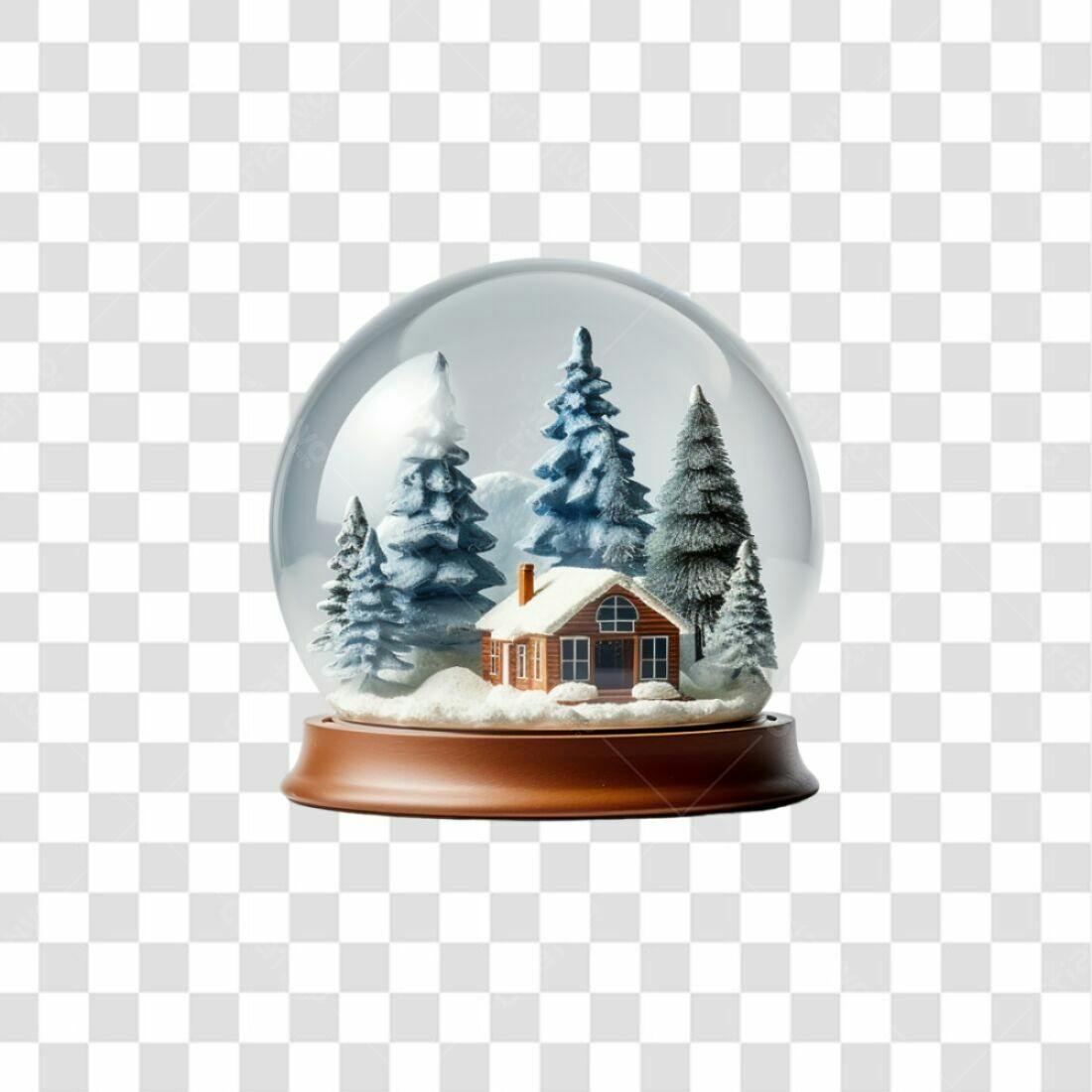 Icone Natal Escena Inverno PNG com fundo transparente