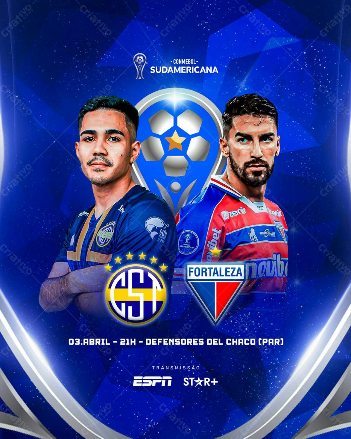 Flyer Copa Sulamericana PSD Editável