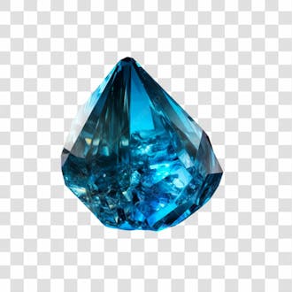 Pedra preciosa azul png transparente