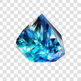 Pedra preciosa azul png transparente