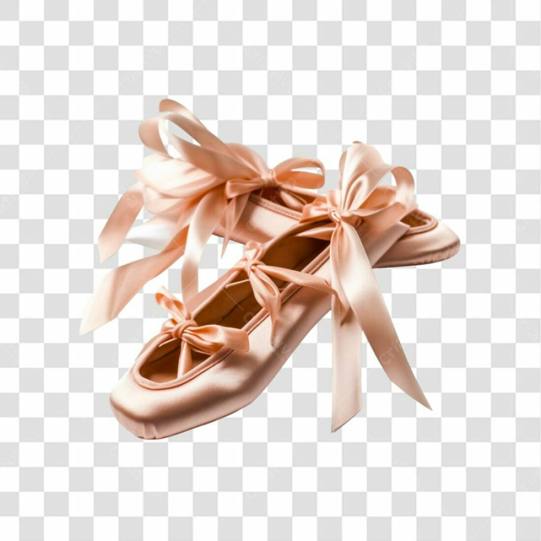Icone de Sapatos de Ballet Rosa PNG com fundo transparente