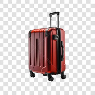 Mala De Viagem Vermelha Png Transparente