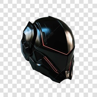 Capacete futurista png transparente