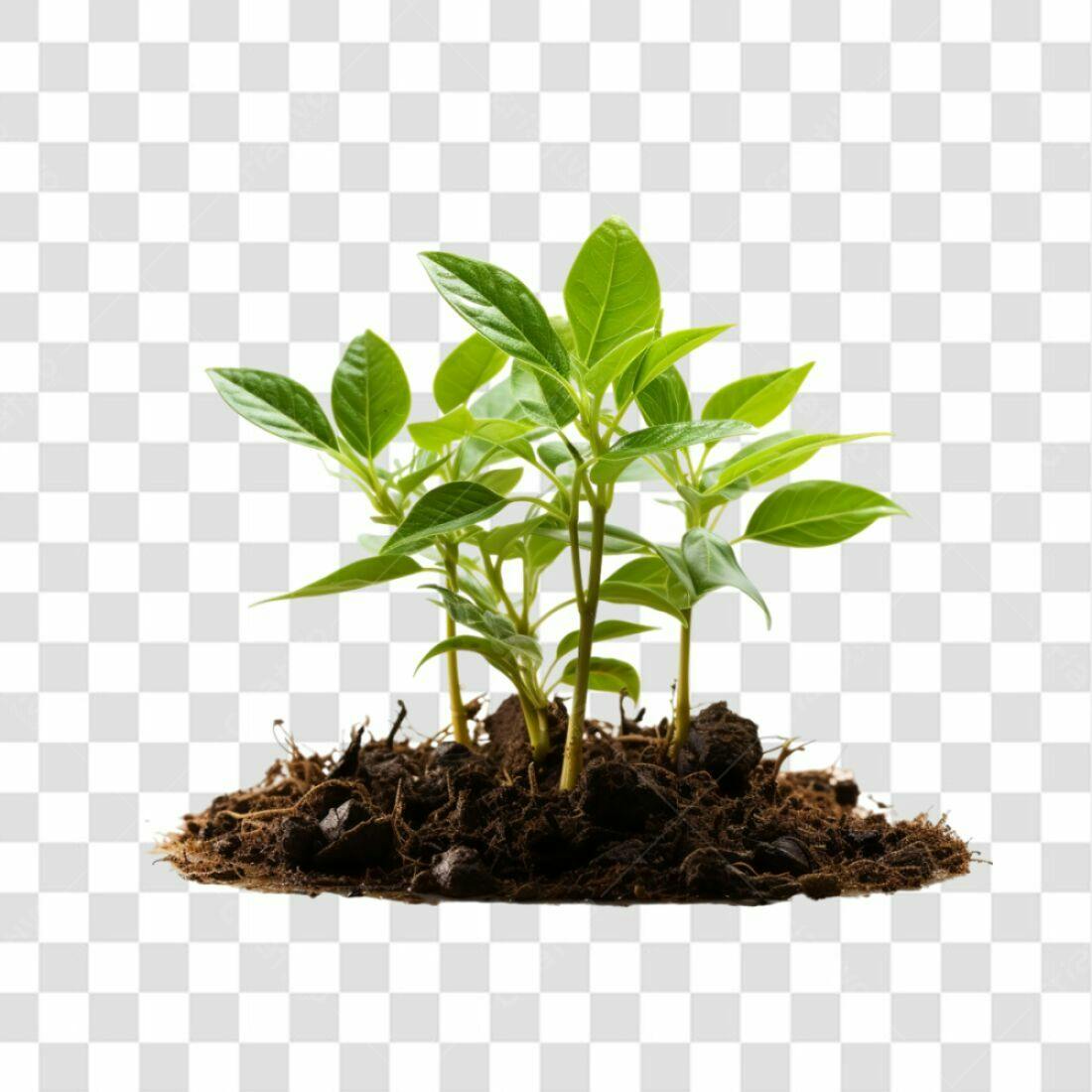 Icone Plantas Crescendo PNG com fundo transparente