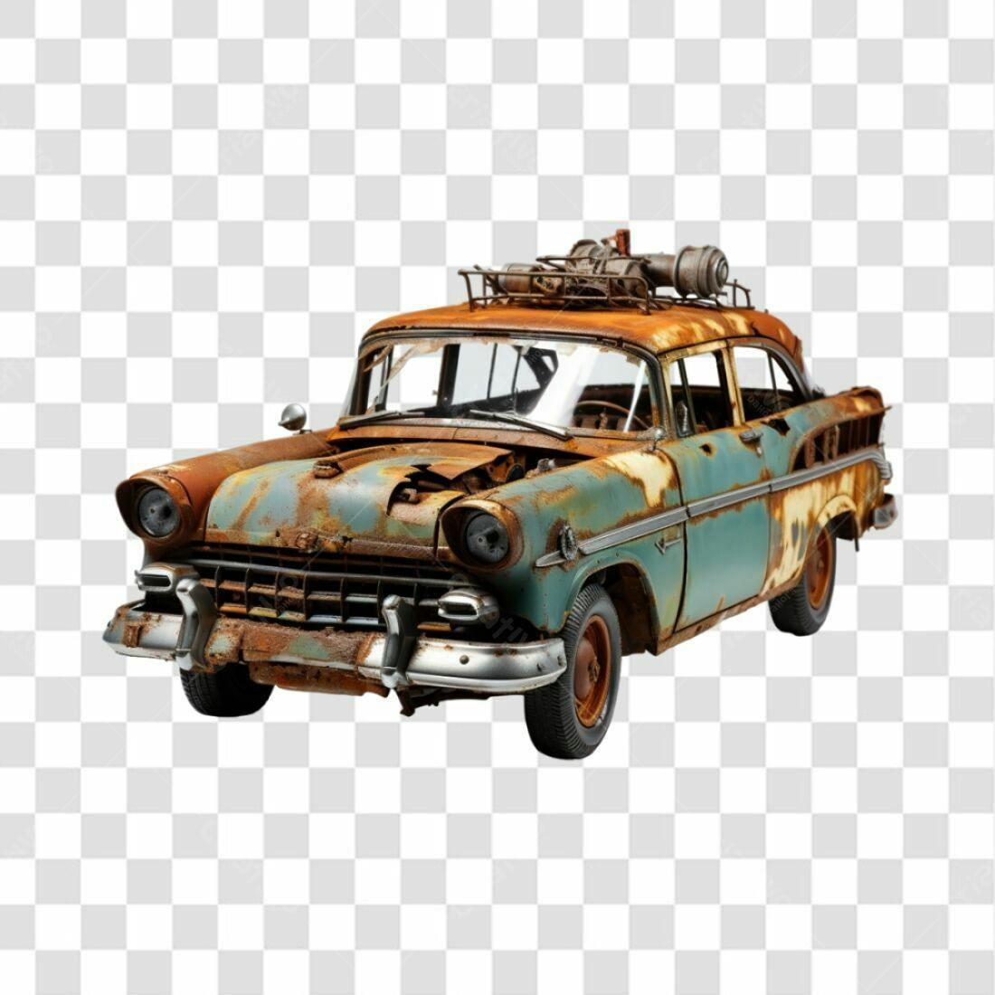 Icone Carro Envelhecido PNG com fundo transparente