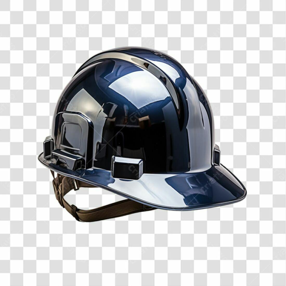 Icone de Capacete de Segurança Azul PNG com fundo transparente