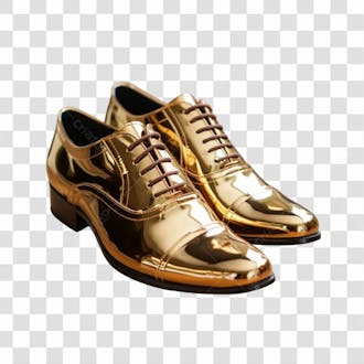 Sapatos de ouro png transparente