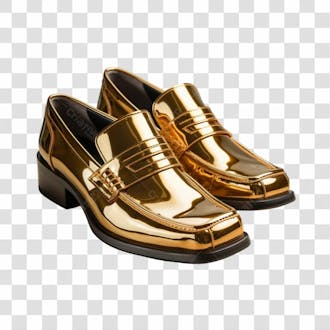 Sapatos de ouro png transparente