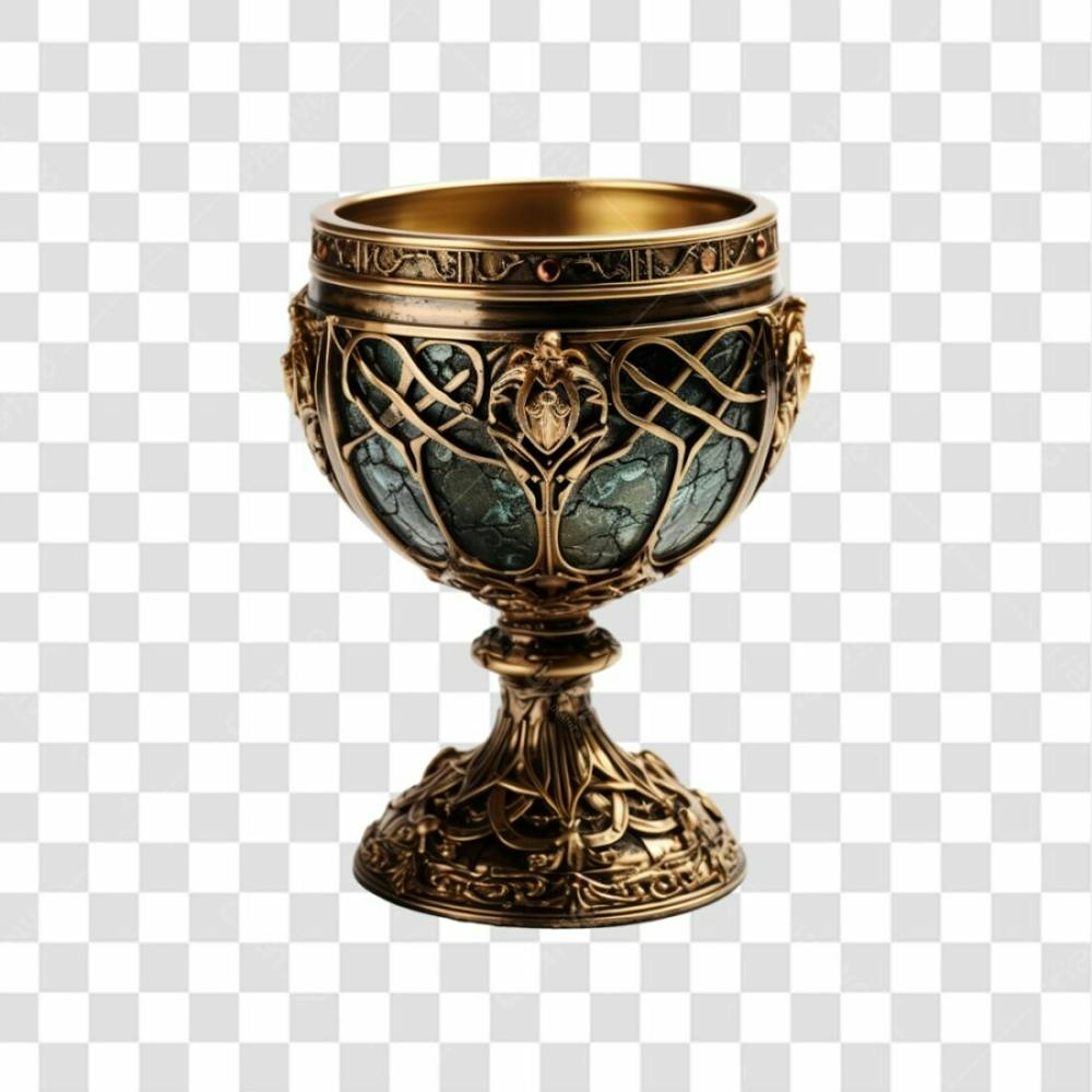 Cálice Dourado Png Transparente (4)
