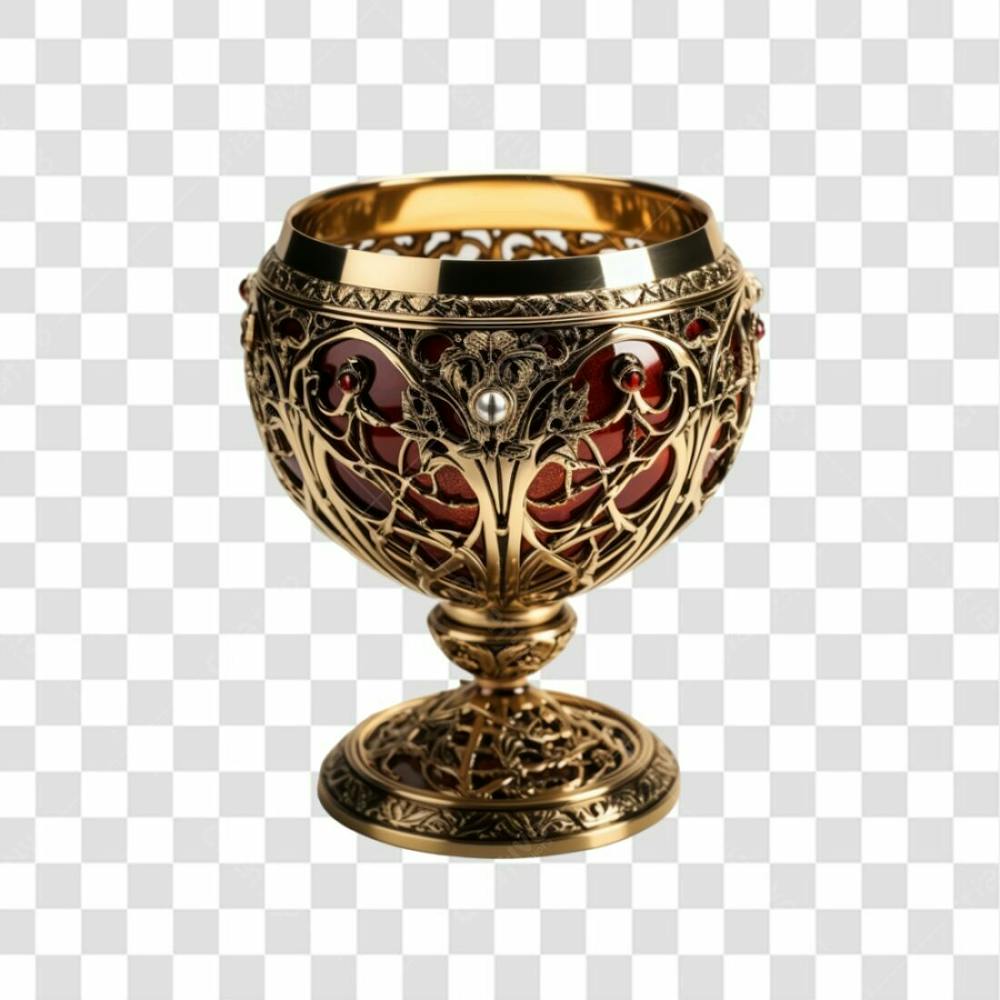 Cálice Dourado Png Transparente (5)
