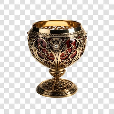 Cálice Dourado Png Transparente (5)