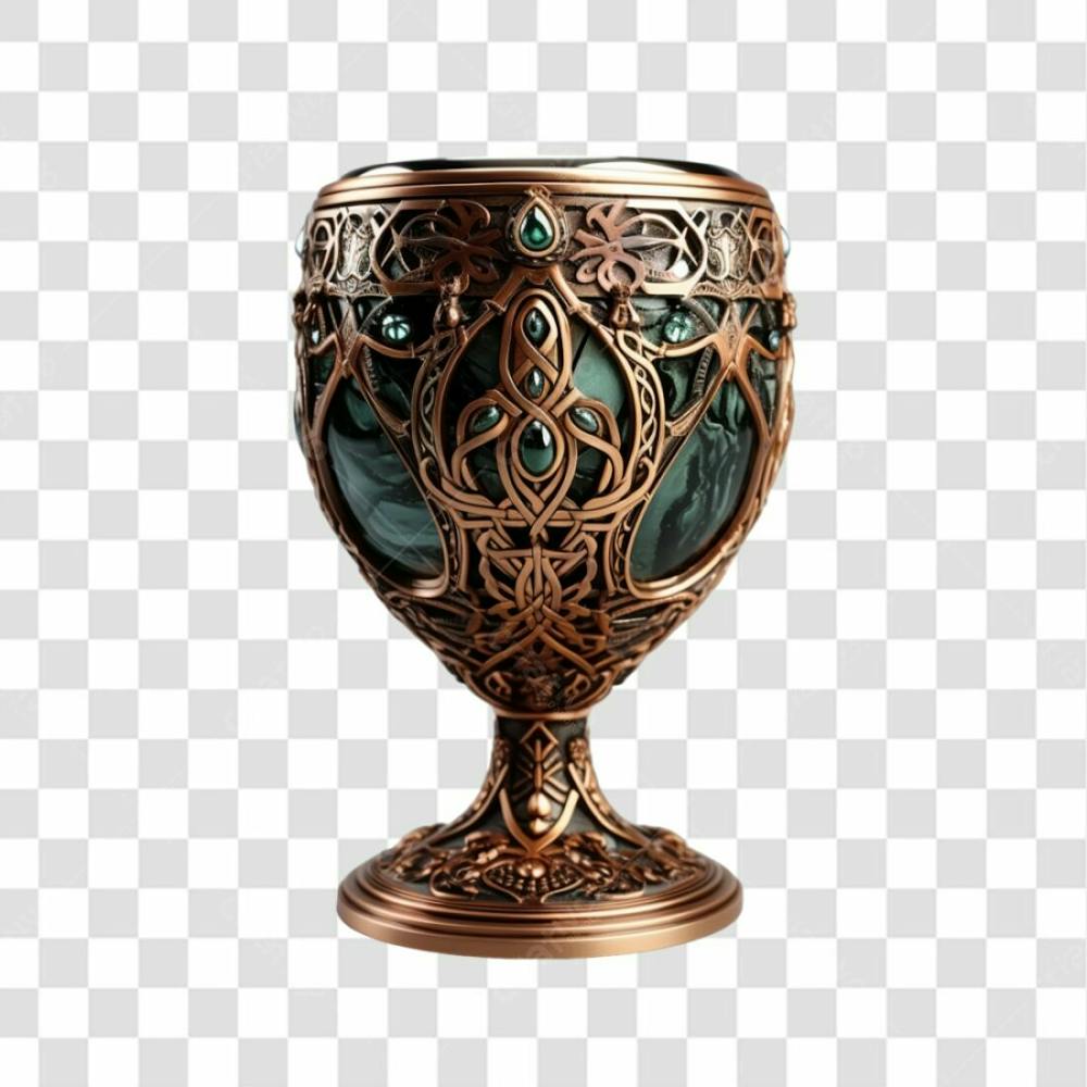Cálice Dourado Png Transparente (7)