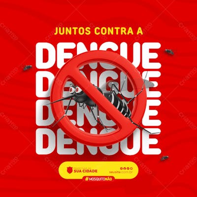 Campanha contra o Mosquito da Dengue Social Media