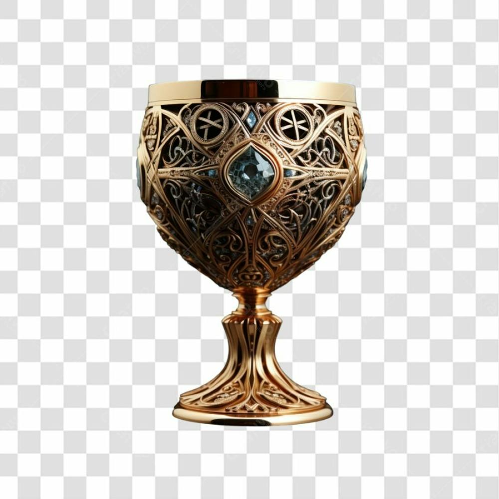 Cálice Dourado Png Transparente (17)