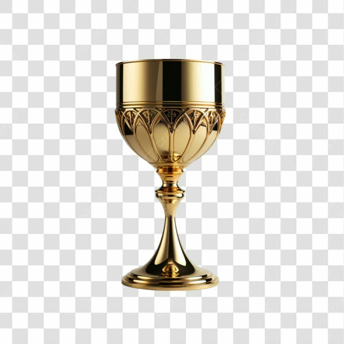 Icone Cálice Dourado PNG com fundo transparente