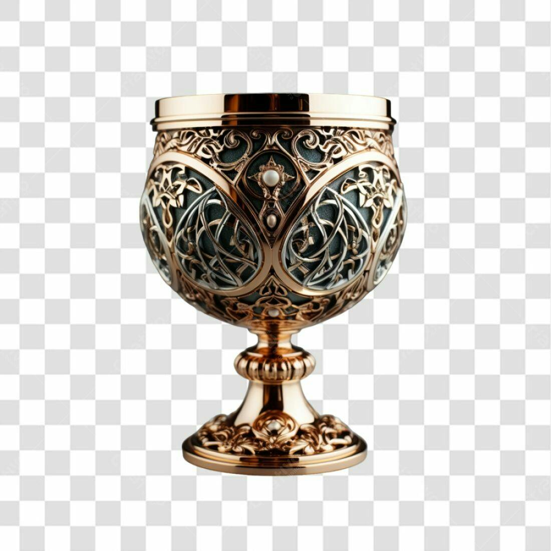 Icone Taça Medieval PNG com fundo transparente
