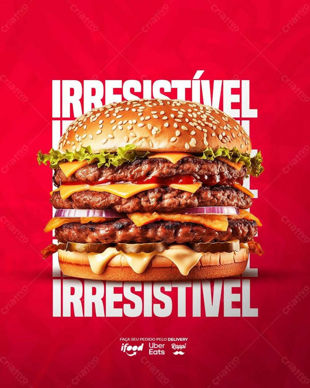 Burguer Irresistível Psd