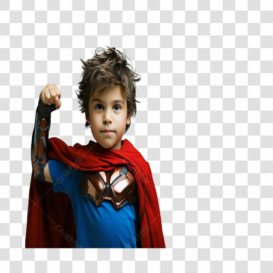 Icone Super Herói Criança PNG com fundo transparente