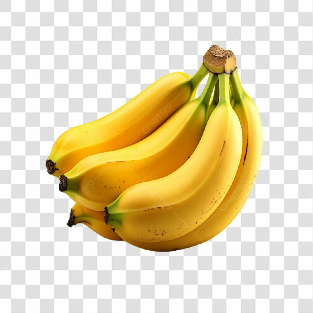 Icone de Bananas PNG com fundo transparente