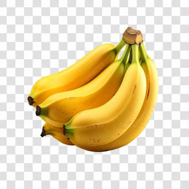 Cacho de bananas png transparente