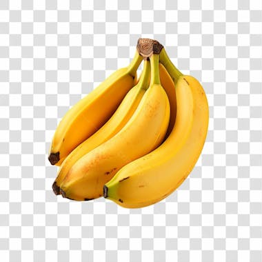 Cacho de bananas png transparente