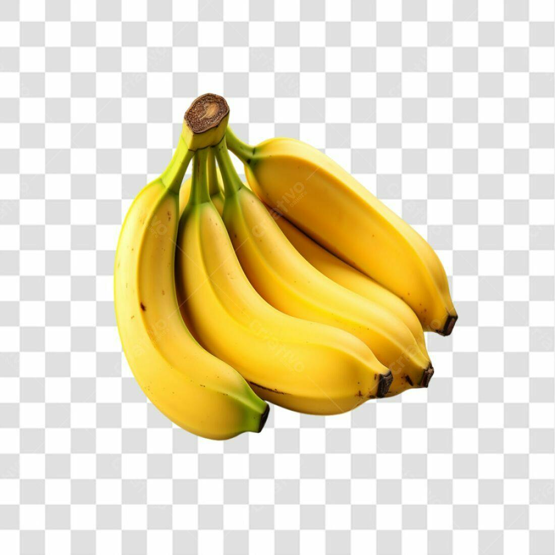 Icone Fruta Banana PNG com fundo transparente