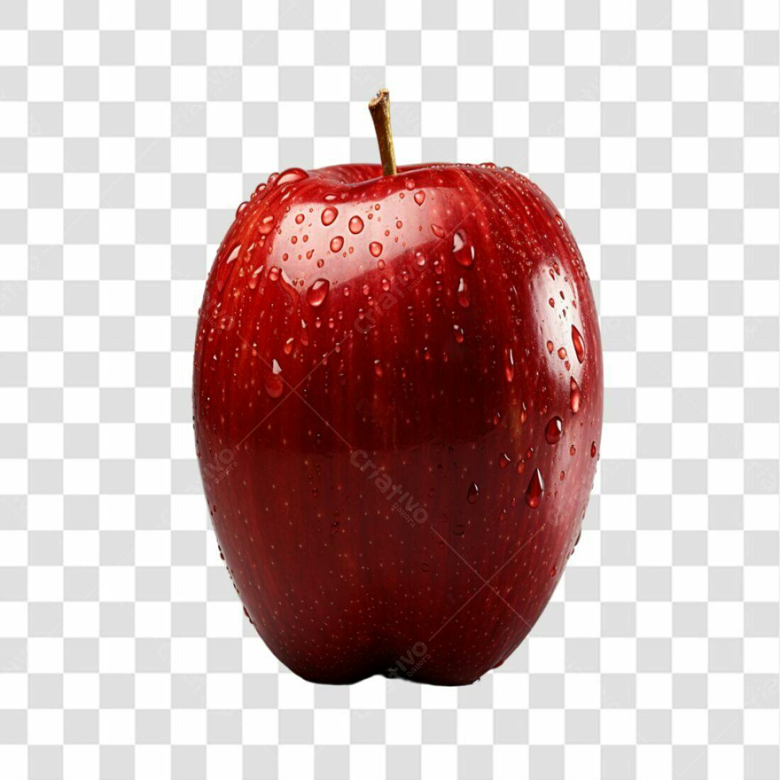Icone Maçã Vermelha PNG com fundo transparente