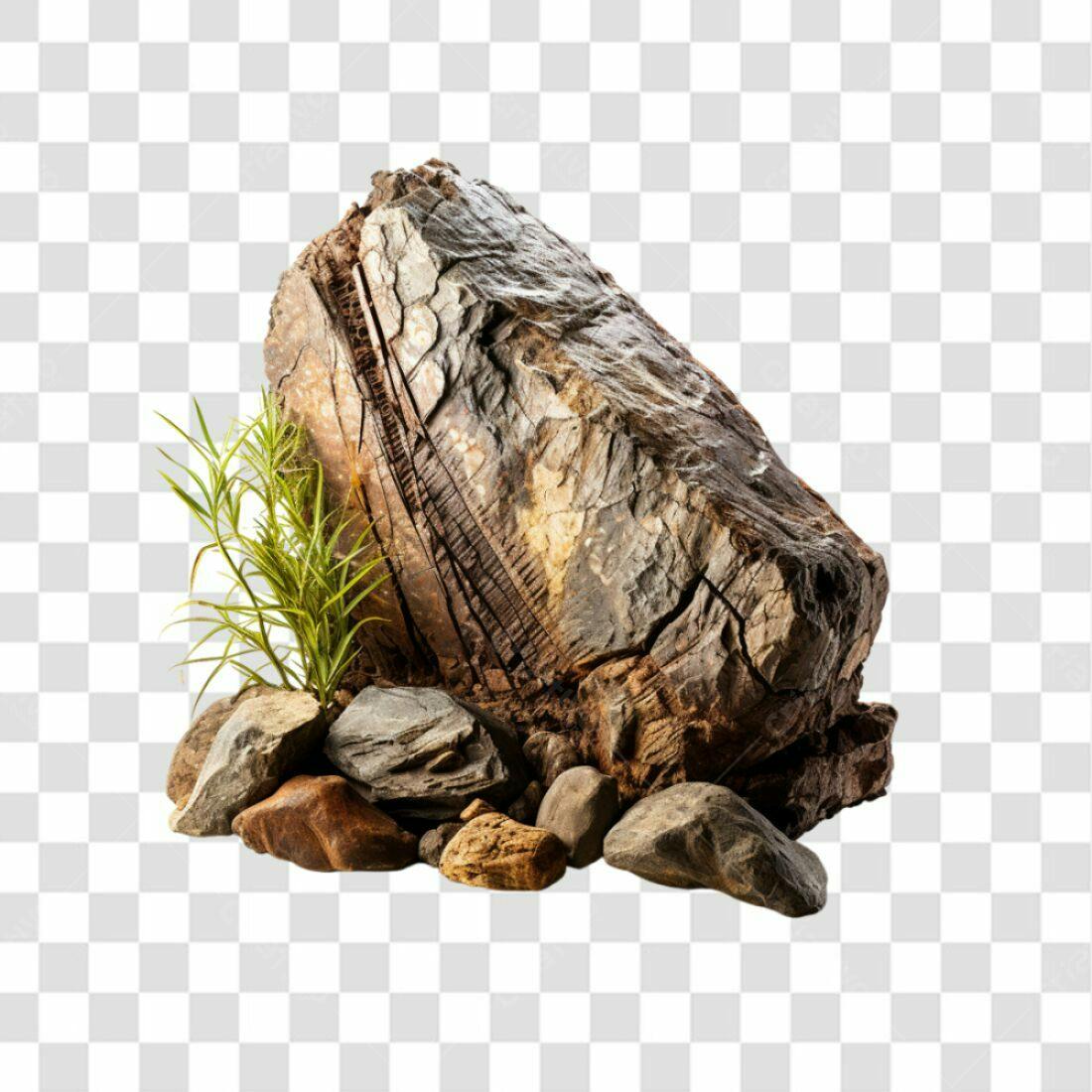Icone Natureza Pedras Marrons PNG com fundo transparente