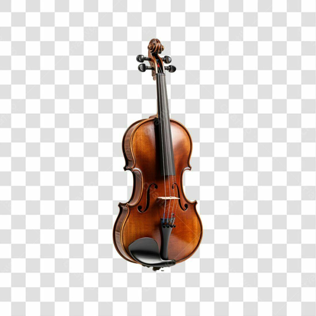 Icone Violino Marrom PNG com fundo transparente