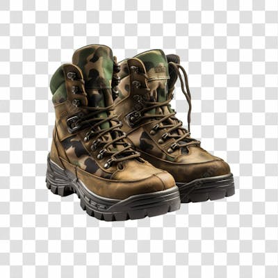 Botina Militar Png Transparente (1)