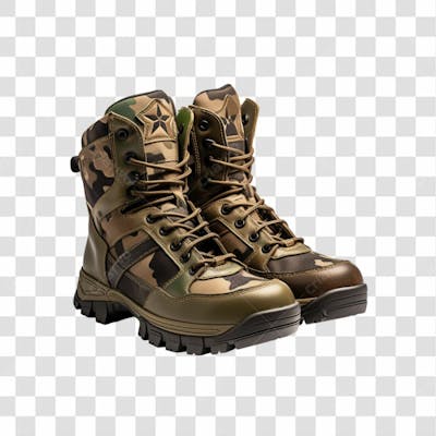 Botina Militar Png Transparente (5)