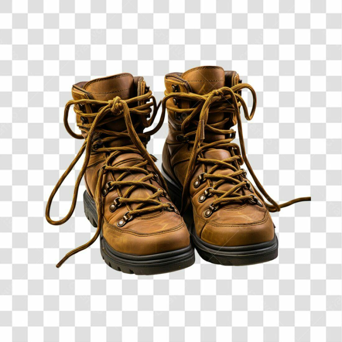 Icone Botas Marrom para Loja Online PNG com fundo transparente