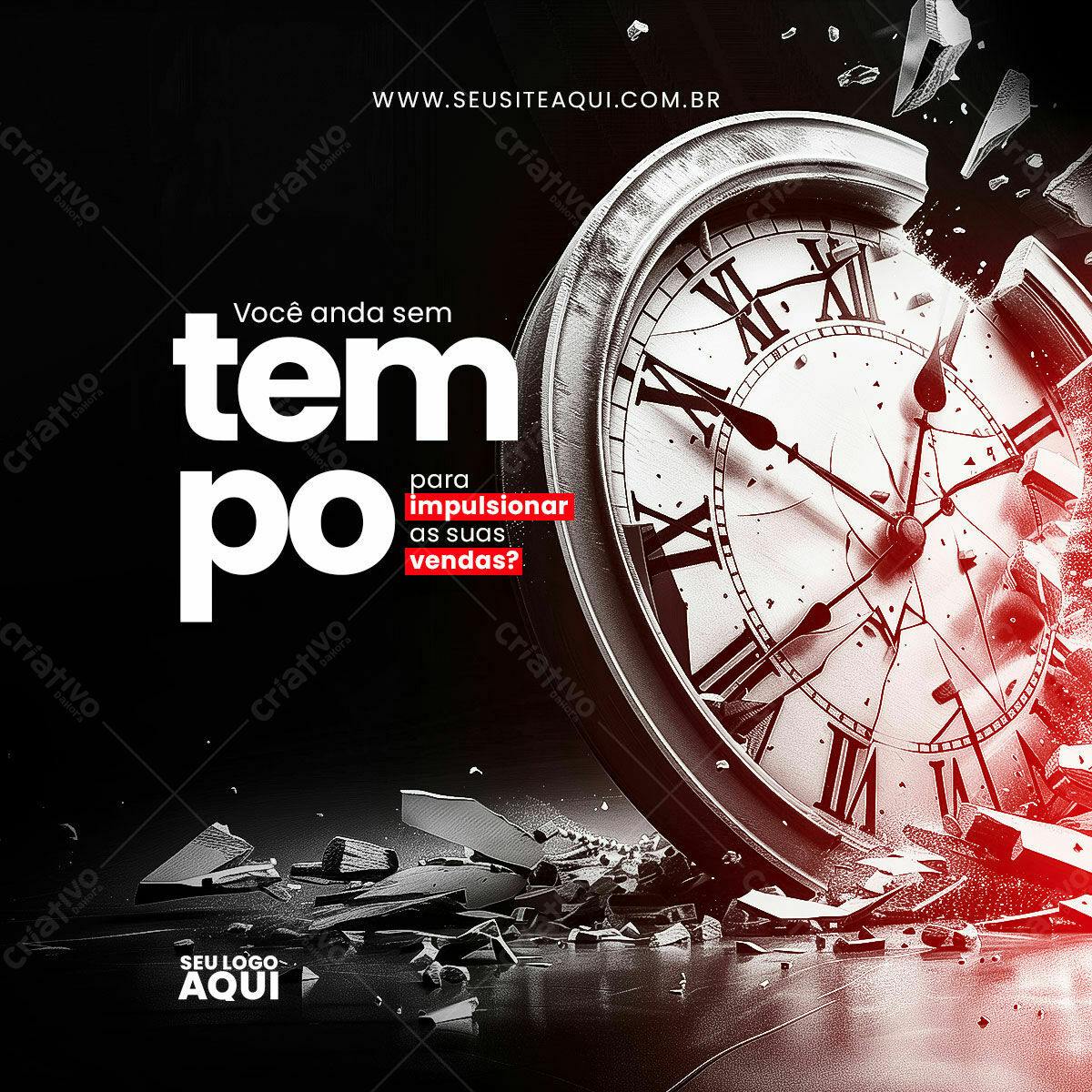 Flyer para Impulsionar Vendas PSD Editável
