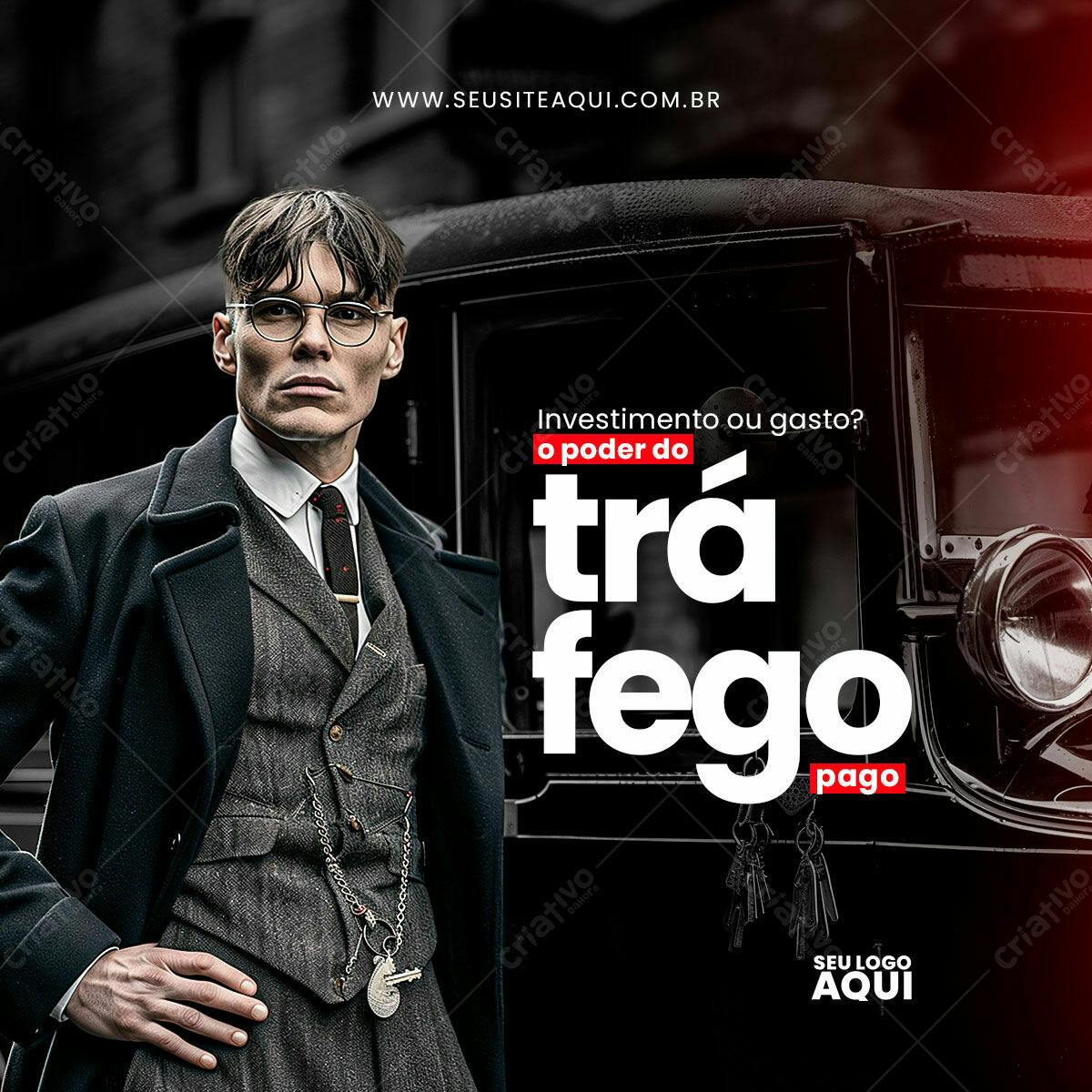 Postagem Instagram Negócios PSD Editável