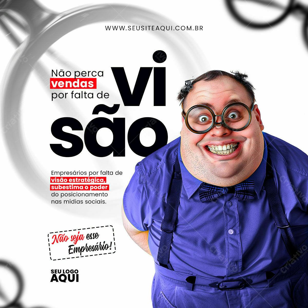 Flyer para Empreendedores PSD Editável