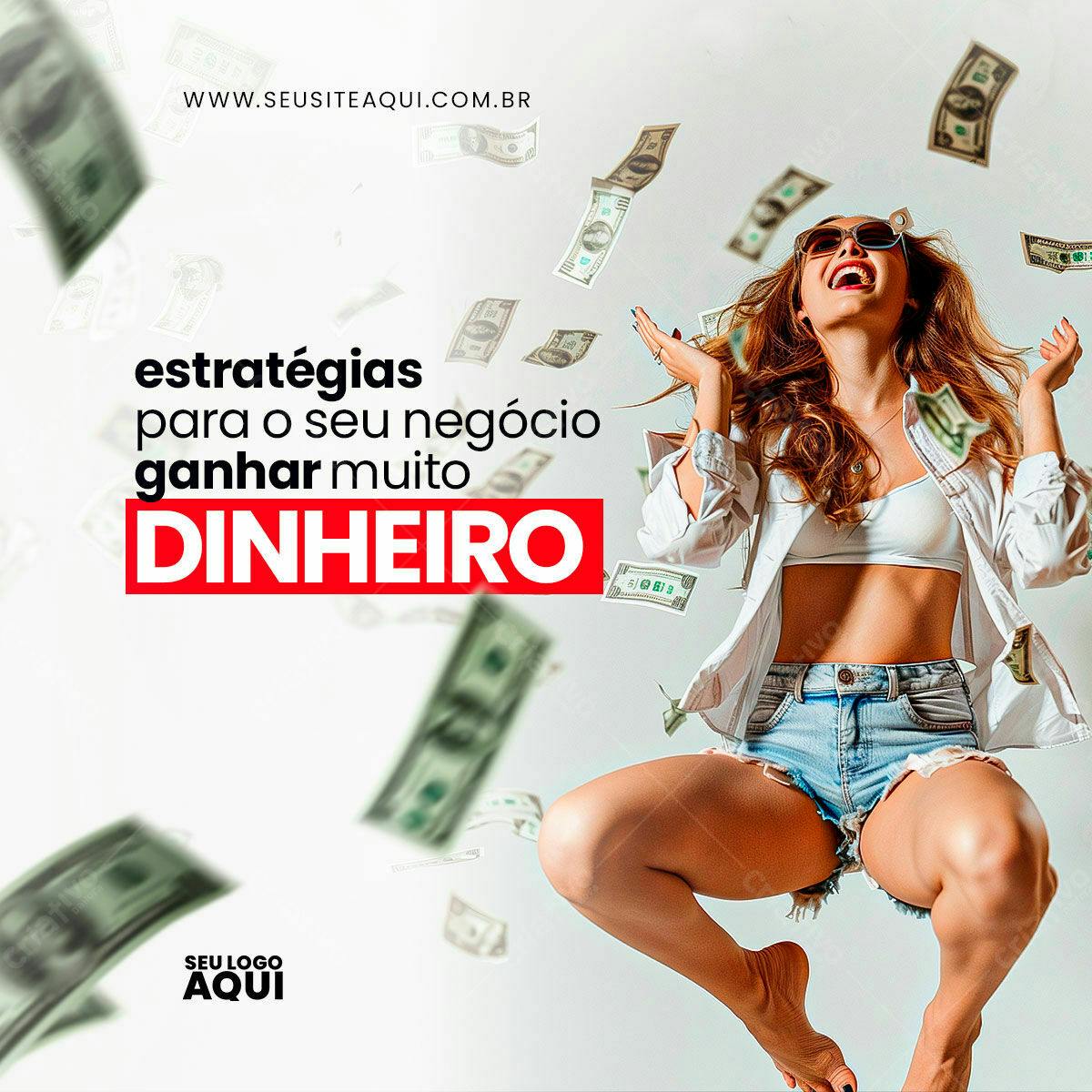 Banner Publicitário para Negócios PSD Editável
